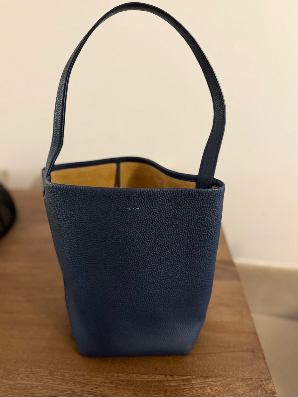 The Row Medium N/S Park Tote Bag in navy